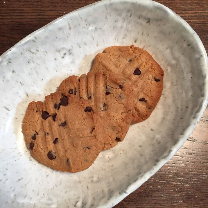 小麦、卵不使用 米粉のチョコチップクッキー❤